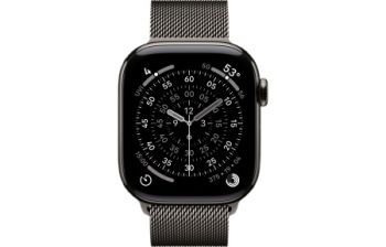 Apple Watch Series 11, 42 mm, Slate Titanium GPS+Cellular, Slate Milanese Loop 